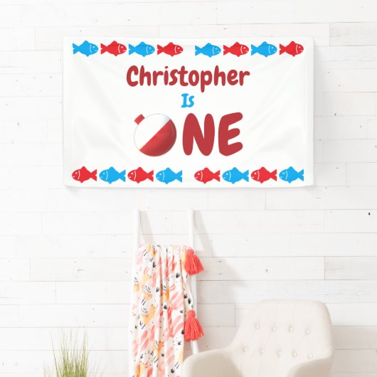 Geviste 1e verjaardag spandoek (Insitu)