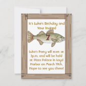 Geviste 7e uitnodiging van de partij van Birthday (Voorkant)