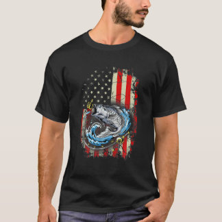Geviste Amerikaanse vlag  T Verenigde Staten T-shirt