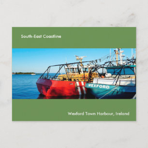 Geviste boot afbeelding voor briefkaart