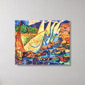 Geviste boten, collioure Andre Derain | Canvas Afdruk (Voorkant)