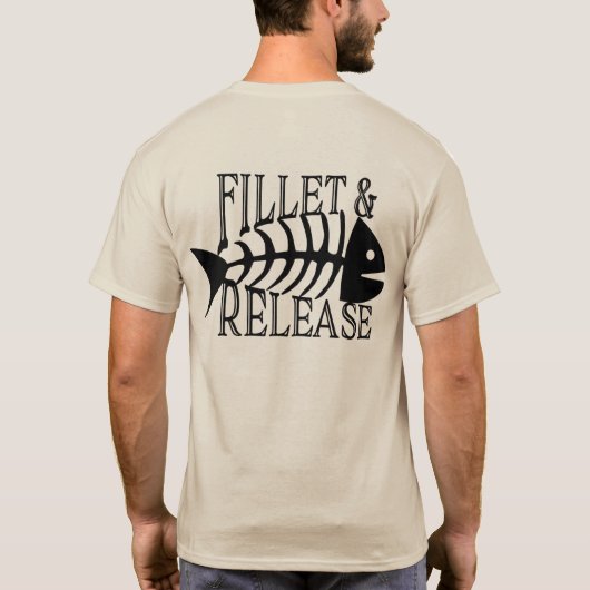 Geviste film- en releasefrany t-shirt (Achterkant)