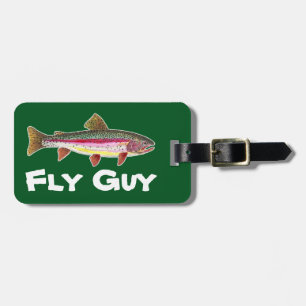 Geviste forel bagagelabel