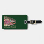 Geviste forel bagagelabel (Voorkant horizontaal)