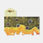 Geviste forel bedankdoosjes (Uitgevouwen)