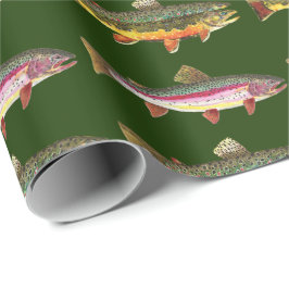 Geviste forel cadeaupapier