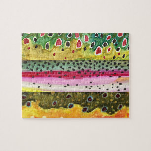 Geviste forel legpuzzel