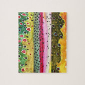 Geviste forel legpuzzel (Verticaal)