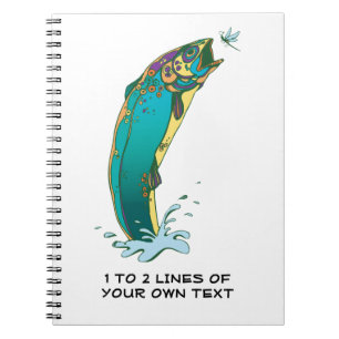 Geviste forel notitieboek