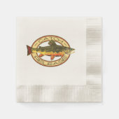 Geviste forel servetten (Voorkant)
