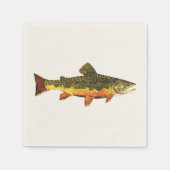 Geviste forel servetten (Voorkant)