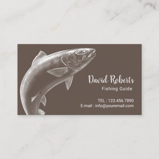 Geviste handleiding voor visserijhandvesten visitekaartje (Voorkant)