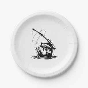 Geviste Icon Fish Vist Papieren Bordje