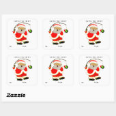 Geviste kerstfeestdag cadeautjes Labels (Vel)