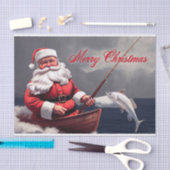 Geviste kerstontkoppeling voor kerstkerstmis met k tissuepapier (Craft)