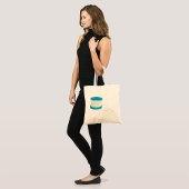 Geviste lijn tote bag