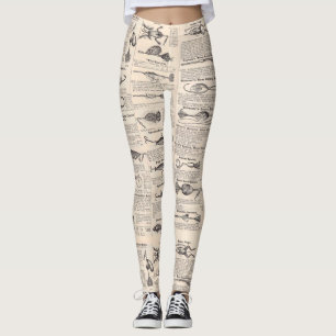 Geviste Lures Adverteren de visserij Leggings