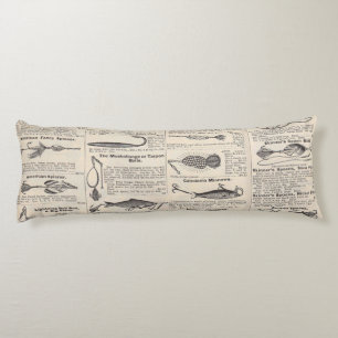 Geviste Lures Adverteren de visserij Lichaamskussen