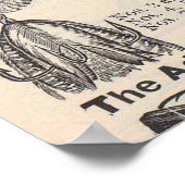 Geviste Lures Adverteren de visserij Poster (Hoek)