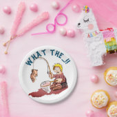 Geviste onderneming papieren bordje (Feest)