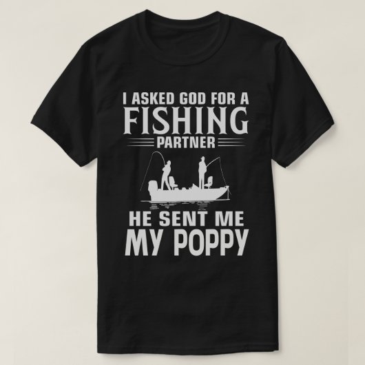 Geviste partner die mij mijn POPPY heeft gestuurd T-shirt (Design voorkant)