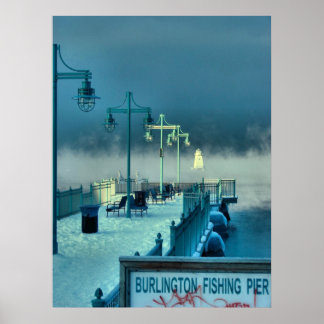 Geviste Pier Burlington Vermont Poster