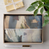 Geviste rawboten aan de kust bij Costal Village Tissuepapier (Geschenk)