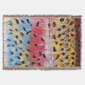 Geviste regenboogforel deken (Voorkant)