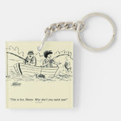 Geviste reisweg sleutelhanger (Achterkant)