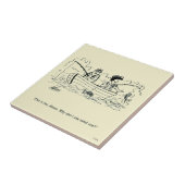 Geviste reisweg tegeltje (Zijkant)