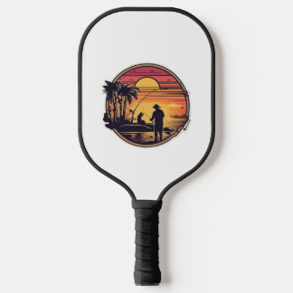 Geviste retro Gevist vis Pickleball Paddle