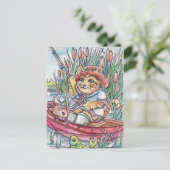 Geviste tijd briefkaart (Staand voorkant)