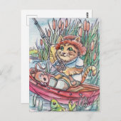 Geviste tijd briefkaart (Voorkant / Achterkant)