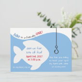 Geviste uitnodiging van de met Birthday Partij (Staand voorkant)