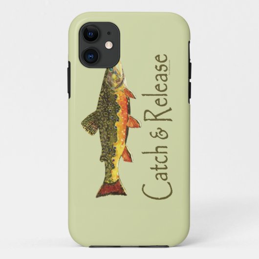 Geviste vangst- en vrijgaveforel Case-Mate iPhone case (Achterkant)