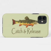 Geviste vangst- en vrijgaveforel Case-Mate iPhone case (Achterkant (horizontaal))