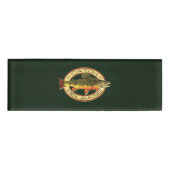 Geviste Vangst- en vrijgavekorforel Naambadge (Voorkant)