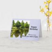 Geviste verjaardag kaart (Gele Bloem)