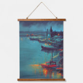 Geviste Village Hanging Tapestry Hangend Wandkleed (Voorkant 2)