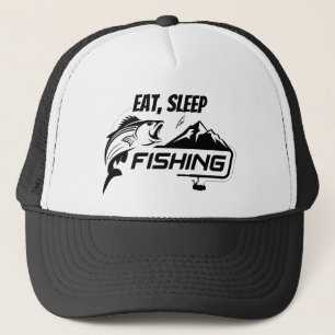 Geviste vissport Eat Sleep Quote Trucker Pet