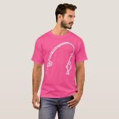 Geviste visvangst Vismeer Rood Angler Vist Cl T-shirt (Voorkant volledig)