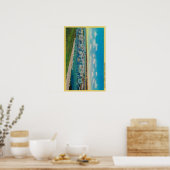 Geviste vloot in AnchorMonterey, CA Poster (Keuken)