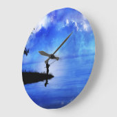 Geviste WALL CLOCK Grote Klok (Hoek)