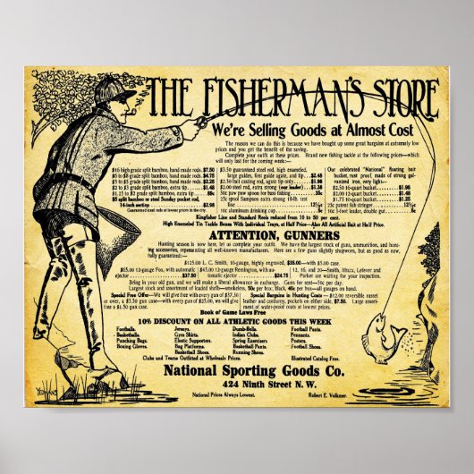 Geviste winkel en tapewisselaar afdrukken Poster (Voorkant)