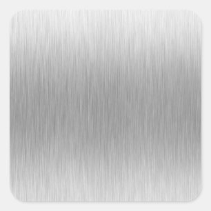 Gevlekt aluminium roestvrij staal vierkante sticker