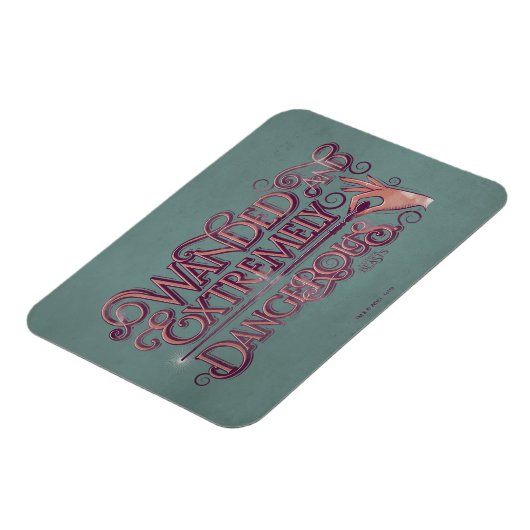 Gevlekt en zeer gevaarlijk grafisch apparaat - Roz Magneet (Linkerzijde)