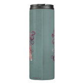 Gevlekt en zeer gevaarlijk grafisch apparaat - Roz Thermosbeker (Achterkant)