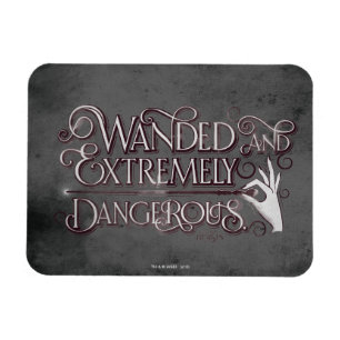 Gevlekt en zeer gevaarlijk grafisch - wit magneet