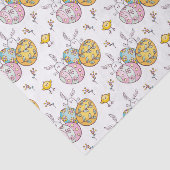 Gevlekt paasmoes tissuepapier (Detail)