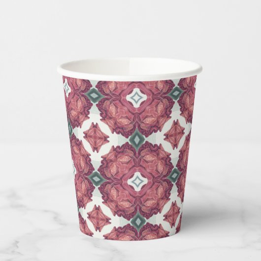 gevlekt papieren bekers (Links)